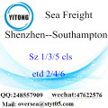 Puerto De Shenzhen LCL Consolidación A Southampton
